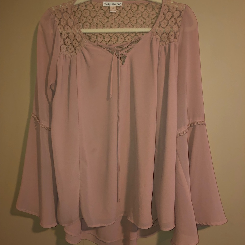 Open back blouse